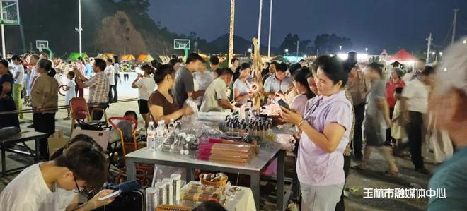 广西｜北流六靖镇沉香夜市街开业